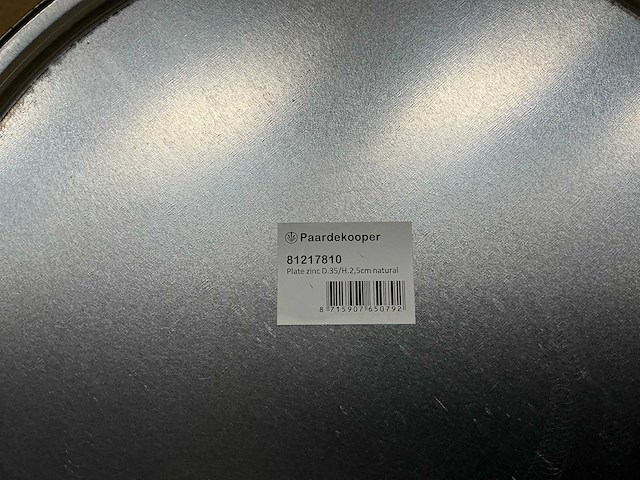 Partij plate zinc d35/h2,5cm (720x) - afbeelding 4 van  6