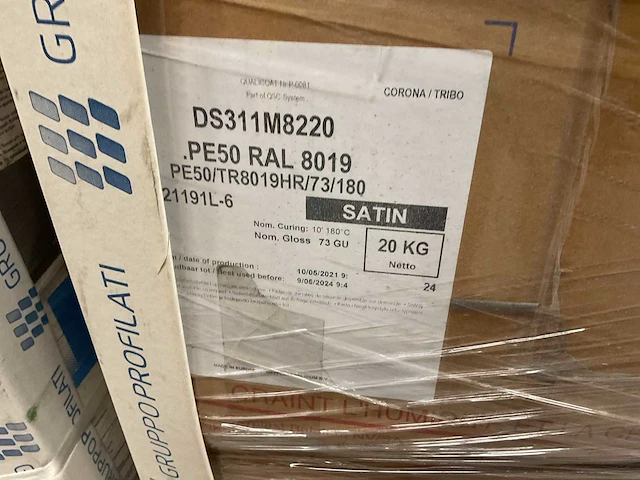 Partij poedercoat poeder, 10 pallets - afbeelding 17 van  18