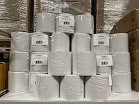 Partij poetsrollen midi eco 1-laags 300m wit (148x) - afbeelding 1 van  2