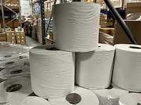 Partij poetsrollen midi eco 1-laags 300m wit (148x) - afbeelding 3 van  4