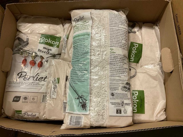 Partij pokon perliet bio zak 6l (22x) - afbeelding 4 van  5