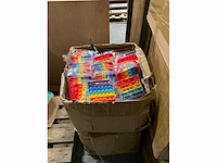 Partij pop-it fidget toys (370x) - afbeelding 2 van  2