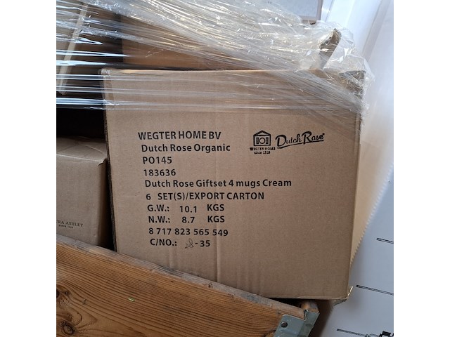 Partij porseleinen servies o.a. laura asley en dutch rosé - afbeelding 34 van  43