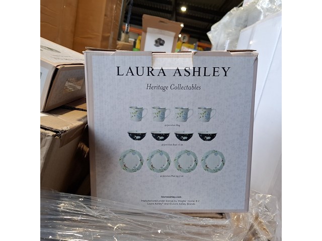 Partij porseleinen servies o.a. laura asley en dutch rosé - afbeelding 39 van  43