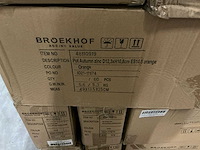 Partij pot autumn zinc d12,3xh10,8cm es10,5 orange (1200x) - afbeelding 2 van  2