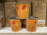 Partij pot autumn zinc d13,3xh12,5cm es12 orange (710x) - afbeelding 1 van  5