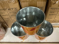 Partij pot autumn zinc d13,3xh12,5cm es12 orange (710x) - afbeelding 2 van  5