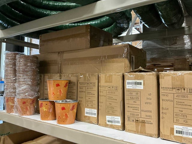 Partij pot autumn zinc d13,3xh12,5cm es12 orange (710x) - afbeelding 4 van  5