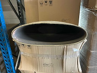 Partij pot boat olive 36 mira gold 51,5/30x16/14x37cm (28x) - afbeelding 2 van  5