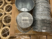 Partij pot christmas truck zinc ø10xh10cm (1360x) - afbeelding 3 van  5