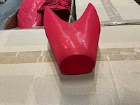 Partij pot cover star shape (pet) d6,9xh17,9cm red (24000x) - afbeelding 3 van  5