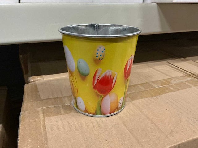 Partij pot flowering easter zinc ø10xh10cm (2280x) - afbeelding 1 van  5
