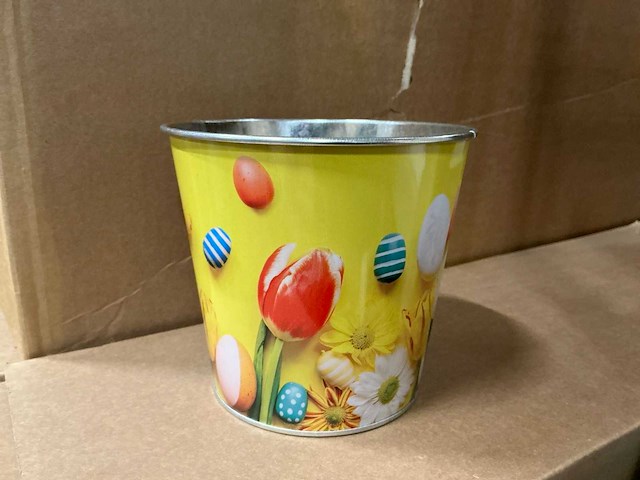 Partij pot flowering easter zinc ø13,3xh12,3cm es12 (240x) - afbeelding 2 van  6