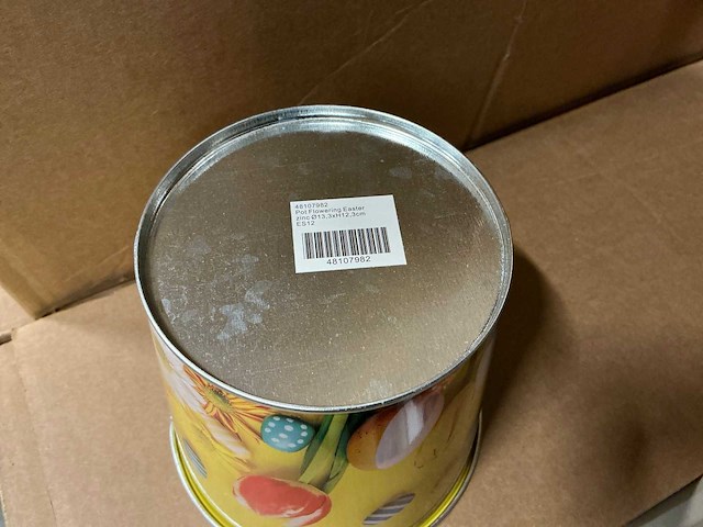 Partij pot flowering easter zinc ø13,3xh12,3cm es12 (240x) - afbeelding 4 van  6