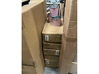 Partij pot love story zinc d12,3xh10,8cm red/pink (360x) - afbeelding 2 van  5