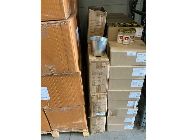 Partij pot oxford zinc ø15,5xh13,5cm metal (840x) - afbeelding 2 van  2