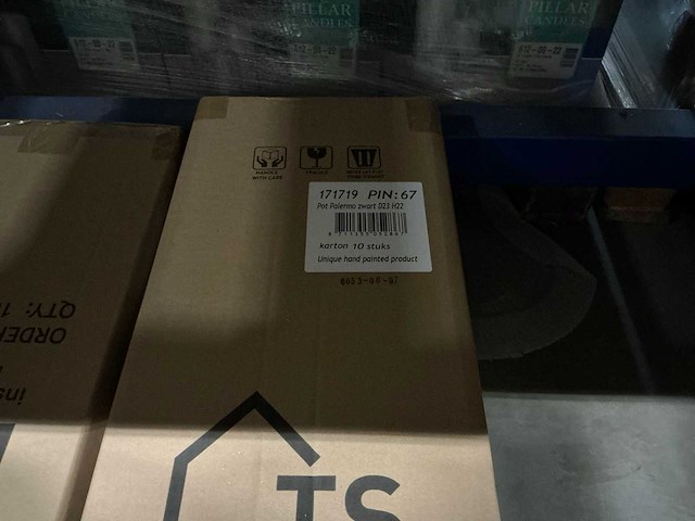 Partij pot palermo zwart d23xh22cm (20x) - afbeelding 4 van  4