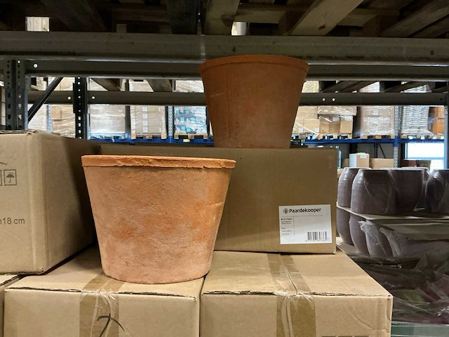 Partij pot redstone d25xh18cm nature red (126x) - afbeelding 1 van  7