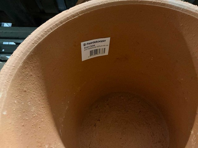 Partij pot redstone d25xh18cm nature red (126x) - afbeelding 5 van  7