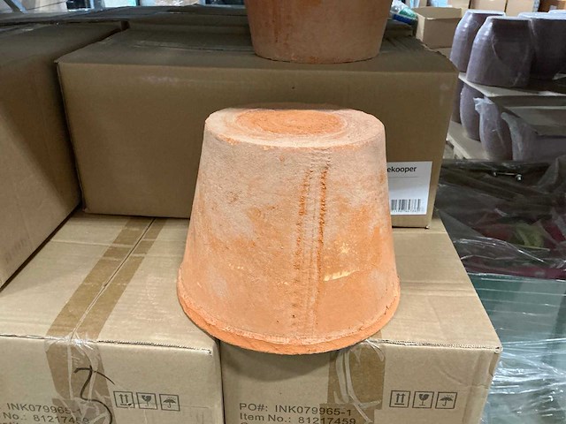 Partij pot redstone d25xh18cm nature red (126x) - afbeelding 6 van  7