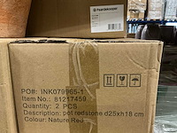 Partij pot redstone d25xh18cm nature red (126x) - afbeelding 7 van  7