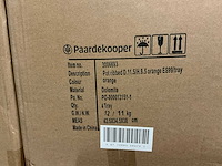 Partij pot ribbed d11,5/h8,5cm orange es99 dolomite (1080x) - afbeelding 3 van  3