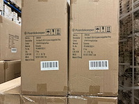 Partij pot ribbed d18/h14,5cm green/orange/yellow dolomite (216x) - afbeelding 5 van  5