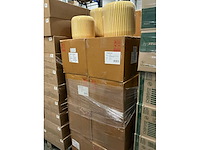 Partij pot victoria set van 3 h36/h31/h26cm yellow (27x) - afbeelding 3 van  4