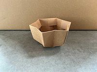 Partij potcovers kraft 16/16x7.5/7.5x8.5cm (880x) - afbeelding 1 van  6