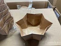 Partij potcovers kraft 20/20x10/10x11,5cm (480x) - afbeelding 2 van  6