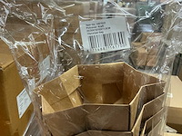 Partij potcovers kraft 20/20x10/10x11,5cm (480x) - afbeelding 4 van  6