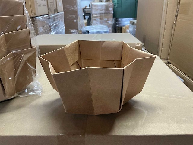 Partij potcovers kraft 20/20x10/10x11,5cm (960x) - afbeelding 1 van  4