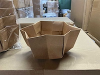 Partij potcovers kraft 20/20x10/10x11,5cm (960x) - afbeelding 1 van  4