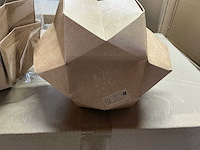 Partij potcovers kraft 20/20x10/10x11,5cm (960x) - afbeelding 2 van  4