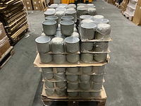 Partij potten azalia ribbel d.14/h.12cm donkergroen (264x) - afbeelding 1 van  6