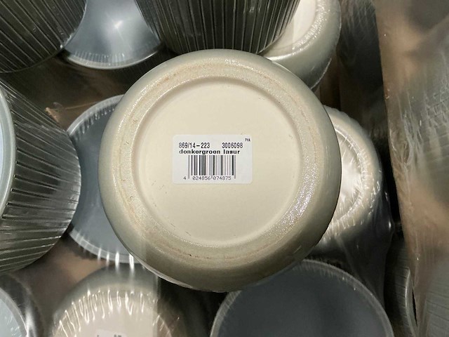 Partij potten azalia ribbel d.14/h.12cm donkergroen (264x) - afbeelding 5 van  6