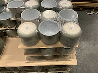 Partij potten azalia ribbel d.14/h.12cm donkergroen (264x) - afbeelding 6 van  6