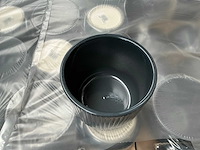 Partij potten azalia ribbel granit lasur 277 h12xø14cm (168x) - afbeelding 2 van  3