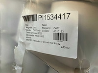 Partij potten boule 19cm wit-mat (240x) - afbeelding 3 van  5