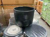 Partij potten granit lasur 277 h13,5xø15,5cm (76x) - afbeelding 1 van  2