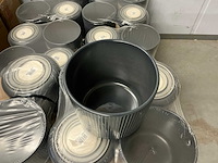 Partij potten granit lasur 277 h17,5xø19,5cm - afbeelding 2 van  4