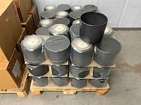 Partij potten granit lasur 277 h17,5xø19,5cm - afbeelding 4 van  4