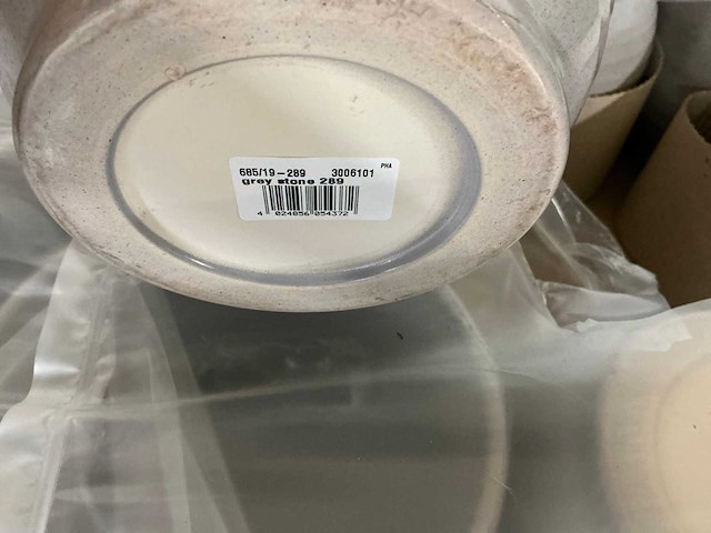 Partij potten grey stone 289 h19xø19cm (120x) - afbeelding 3 van  4