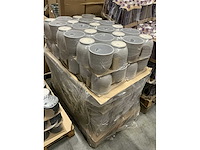 Partij potten grey stone 289 h19xø19cm (120x) - afbeelding 3 van  3