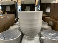 Partij potten grey stone 289 h24xø23cm (56x) - afbeelding 1 van  4