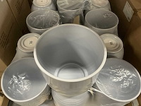 Partij potten grey stone 289 h24xø23cm (56x) - afbeelding 2 van  4