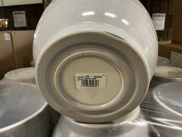 Partij potten grey stone 289 h24xø23cm (56x) - afbeelding 3 van  4