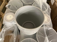 Partij potten grey stone 289 h25xø23cm (56x) - afbeelding 3 van  4