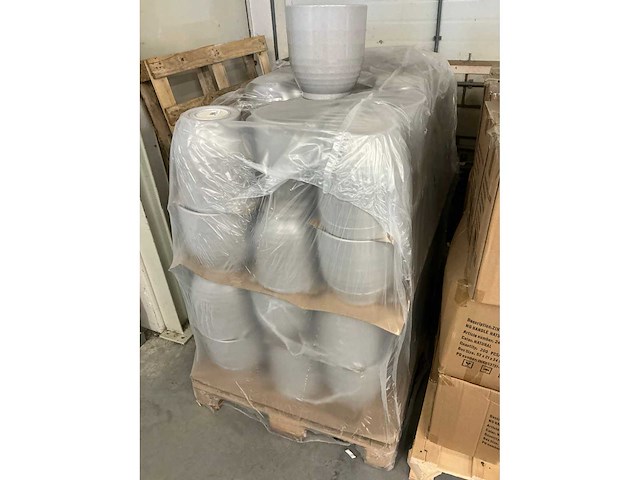 Partij potten grey stone 289 h25xø23cm (56x) - afbeelding 2 van  4