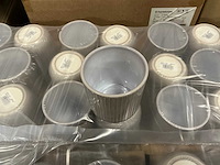 Partij potten orchidee ribbel d.10,5/h.11cm grijs (480x) - afbeelding 3 van  5